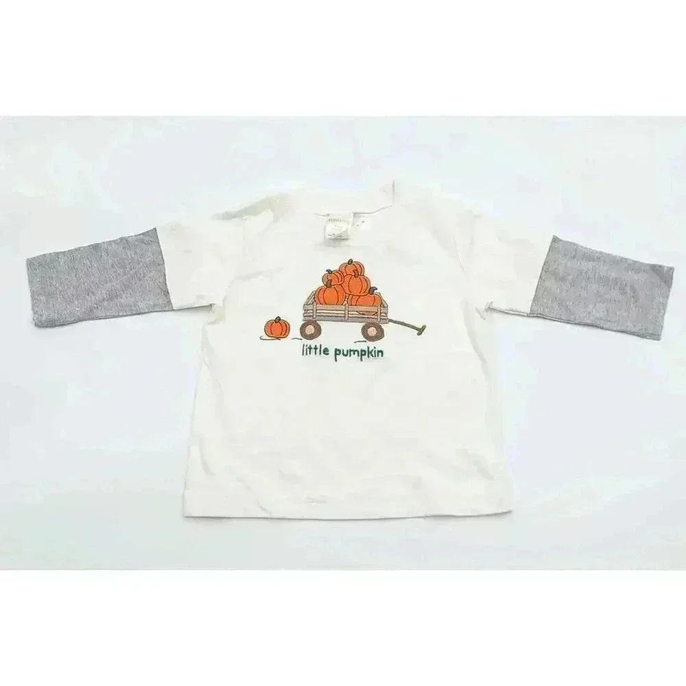 3 Gymboree Boy's 6-12M Halloween Long & Short Sleeve Shirts Glow in the Dark